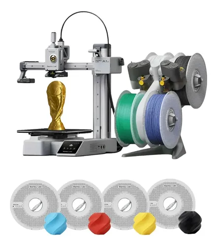 Impresora 3d Bambulab A1 Mini Combo Ams + 8kg Filamentos