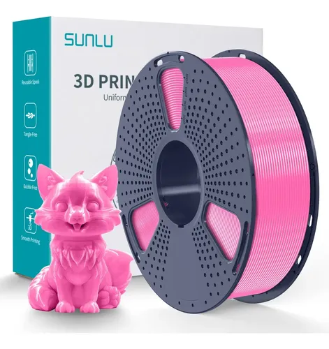 Filamento Petg Sunlu para Impresora 3d De 1.75 Mm y 1 Kg Color Rosa