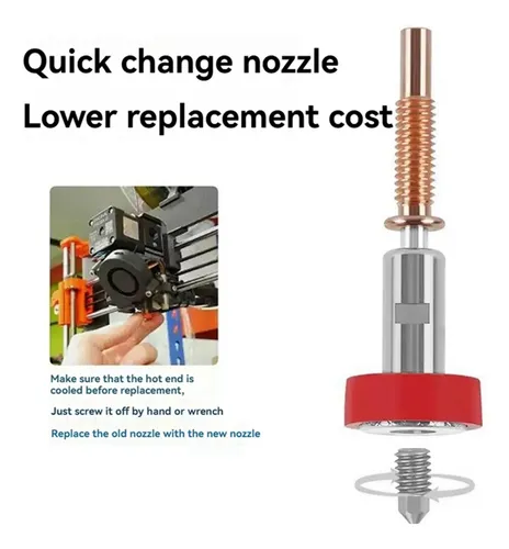 Boquilla Hotend De 2 Piezas Para Boquilla Alta Revo Hotend D