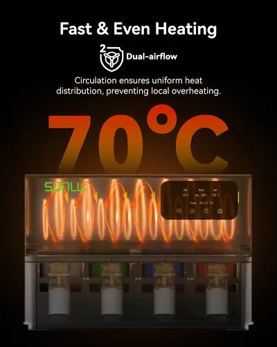 Secador De Filamento Sunlu Ams Heater Para Bambu Lab Gen 1
