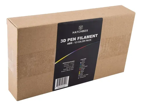 Filamento Abs Hatchbox Para Bolígrafo 3d 175-smp, 0,05