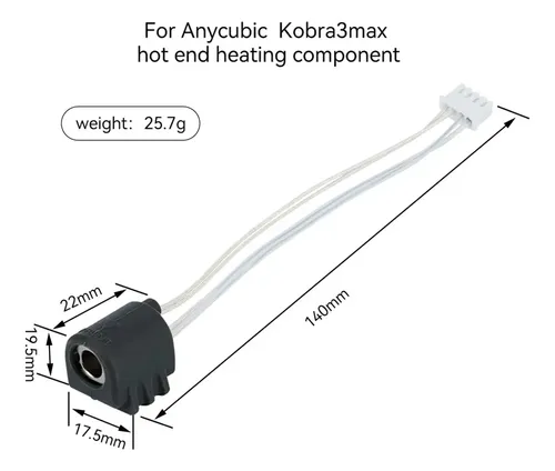 S6 Para Kobra 3 Max Hotend De Acero Endurecido Integrado No-