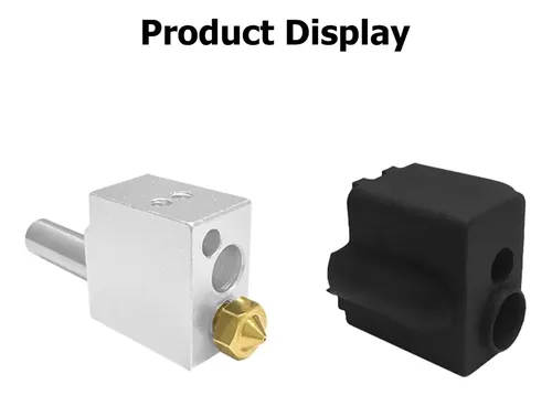Kit Hotend Impresora 3d Boquilla Latón 0 4mm Silicona 12v
