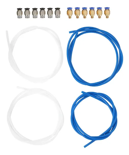 Accesorios Impresora 3d 4 Tubos Ptfe 6 Conectores