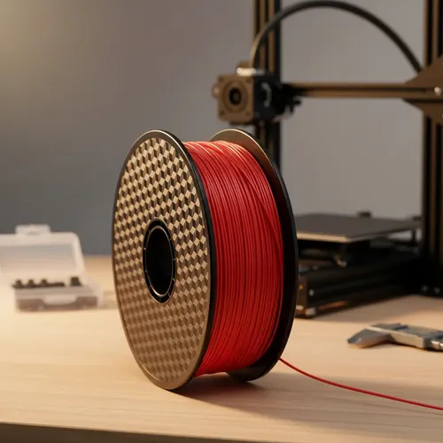Filamento Hellbot PLA Flex Plus 1.75mm Rojo 1kg Impresoras 3D