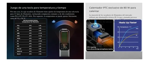 Secador De Filamento Creality Space Pi