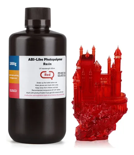 Resina Elegoo Tipo Abs 1 Kg Impresora 3d