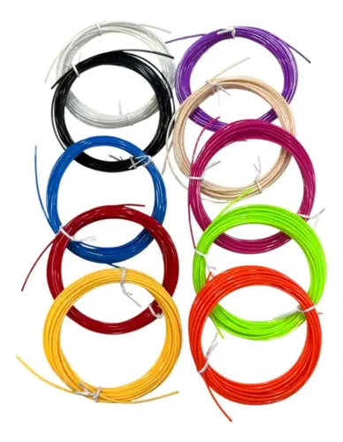 Filamento PLA Lápiz 3D 10 Colores 5m Diámetro 1.75mm Yydsmart
