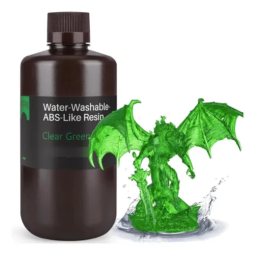 Resina Elegoo Lavable Con Agua Tipo Abs De Baja Viscosidad