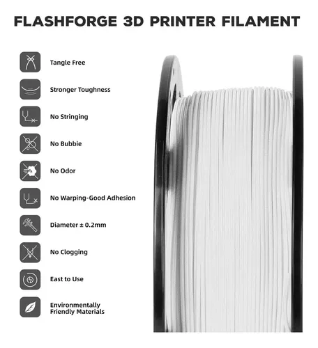 Filamento Pla Anycubic 1kg Alta Calidad Y Precisión 1.75mm Color Blanco