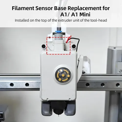 Base De Sensor De Filamento De Plástico Para Impresora Extrusora