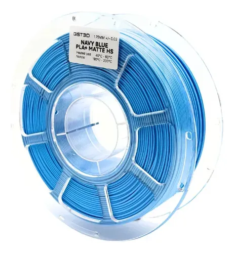 Filamento Pla+ Matte High Speed Gst3d Cosmos 1kg 1.75mm Azul Marino
