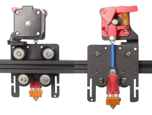 Kit Extrusor Doble Y Placa Aluminio Para Impresora 3d