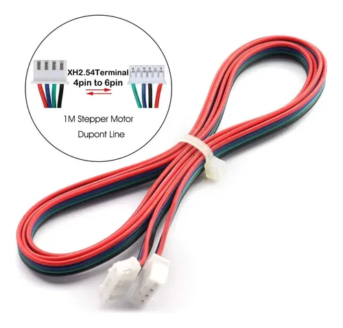 Cable Motor Nema Xh2.54 A Ph2.0 De 1 Metro 3d Laser Cnc