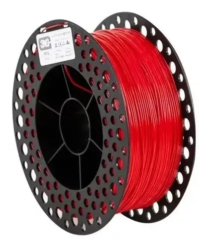 Filamento PETG 3n3 1.75mm Rojo 1kg Impresora 3D Alta Resistencia