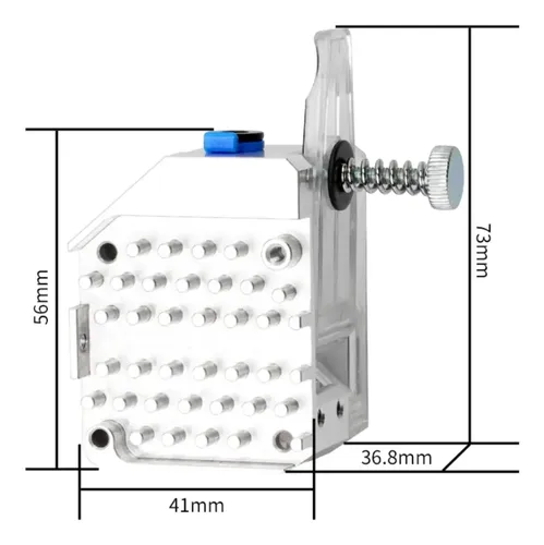Simil Bmg V6 Extrusor Doble Tracción Metal + Plastico