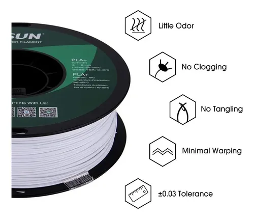 Esun Pla Pro (pla+) Filamento De Impresora 3d, Precisión Dim