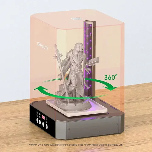 Lavadora y curadora Creality 3D UW-03 color naranja
