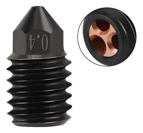 Nozzle Acero Endurecido Bambu Lab  X1 P1p P1s 0,4-0,2
