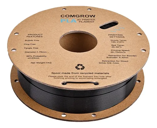 Filamento Para Impresora 3d Comgrow Pla De 1,75 Mm, Bobina D