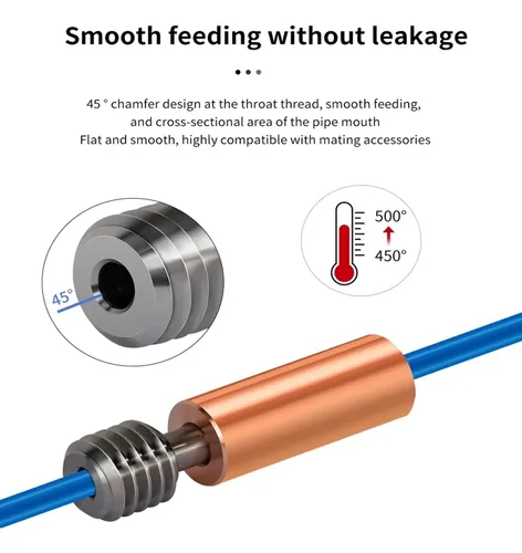 Heatbreak Bimetálico Para Neptune 4 Hotend De 1,75 Mm