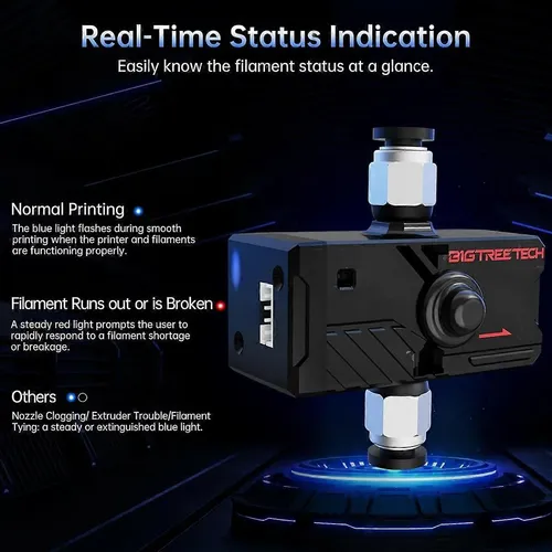Para El Sensor De Filamento Inteligente Bigtreetech Sfs V2.0, Filament Run