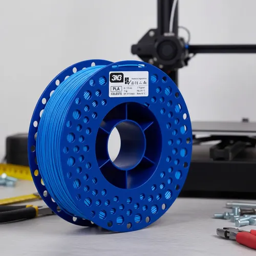 Filamento 3n3 Pla 1.75mm 1kg Impresora 3d – Color Celeste