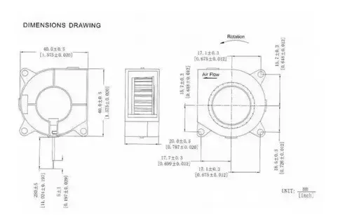 4020 Ventilador Turbo 24v