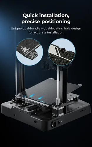 Kit Cama De Impresión Doble Cara Creality: Peo+pei 235*235mm