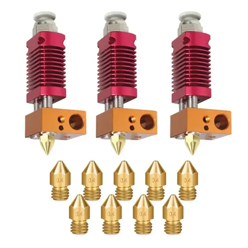 Kit Hotend De Metal De 12 Piezas Para Cr-10 Ender 3