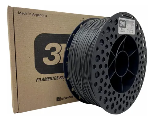 Filamento Pla – 3n3 1.75mm 1kg Cordoba Impresora 3d Color Gris Oscuro