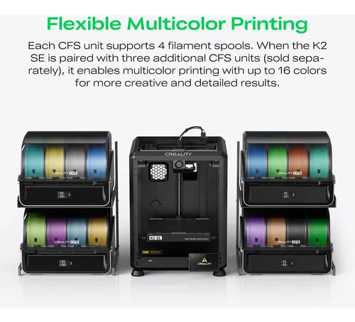 Creality K2 Se Combo 3d Printer, High-speed, Auto Leveling