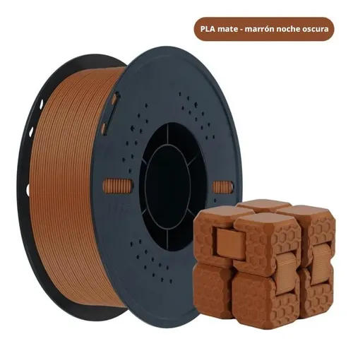 Filamento Pla Mate Marron Piel 1 75mm 1kg Bambu Lab 3d