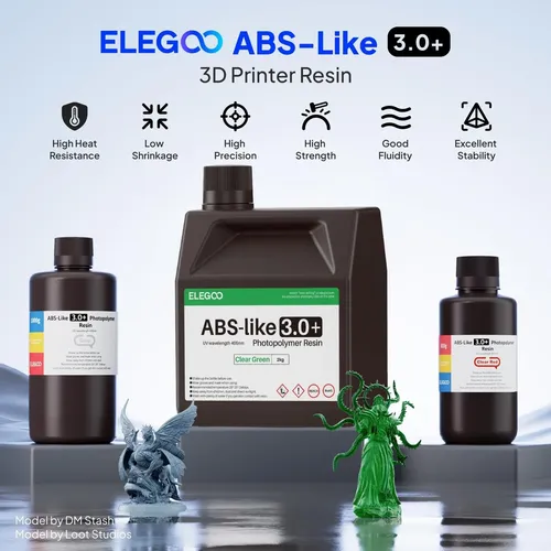 Resina Elegoo Abs-like 3.0+ Para Impresion 3d