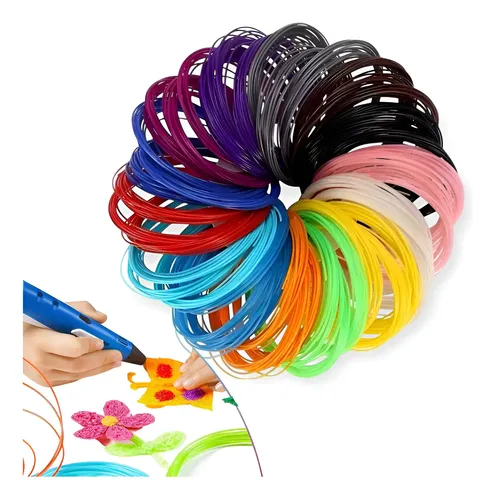 Filamento PLA 3NMax 1.75mm Repuesto Lápiz 3D 20 Colores 10m