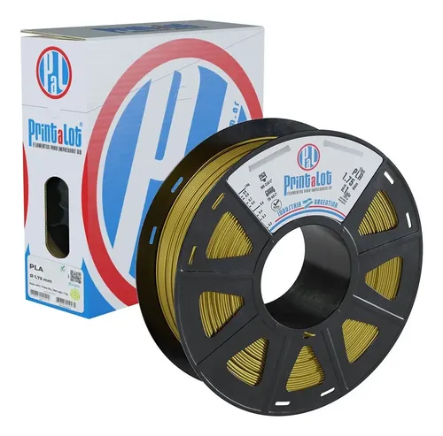 Filamento Impresora 3d Printalot Pla Resistente 1kg Oro