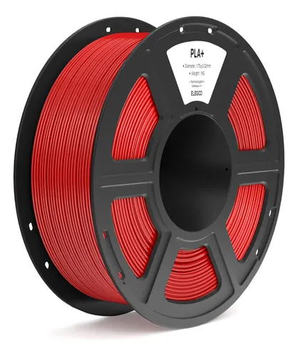Filamento Para Impresora 3d Elegoo Pla+ True Red, 1,75 Mm, 1