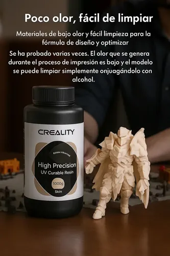 Resina Para Impresora 3d Uv 8k High Creality X1 Kg Colores