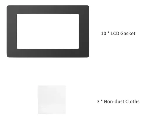 Piezas De Impresora 3d, Junta Lcd Negra, Protección De 6.5 X