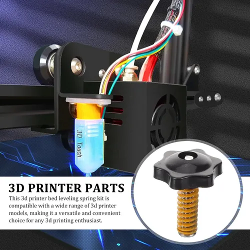 Kit 4 Resortes Nivelador Cama Impresora 3d Aluminio
