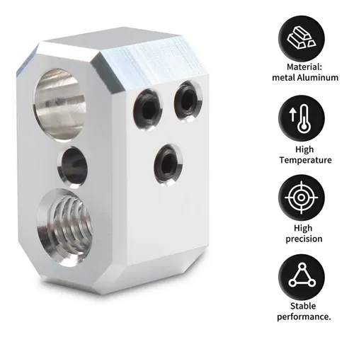 Bloque De Aluminio Heaterblock Heaterblock Prusa Mk4 Nextrus