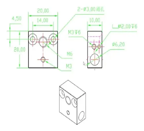 3x Protector Funda Bloque Hotend Impresora 3d Mk8 Excelente