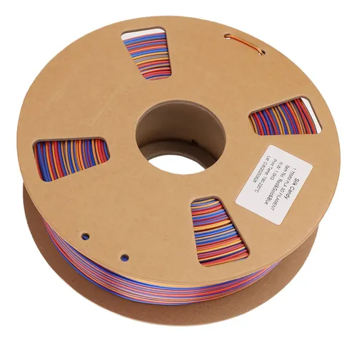 Filamento De Pla, 1 Kg, Tricolores, 1,75 Mm, Seda, 3 En 1, C