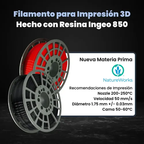 Filamento PLA+ GST3D 1.75mm 1kg Verde Militar Impresión 3D