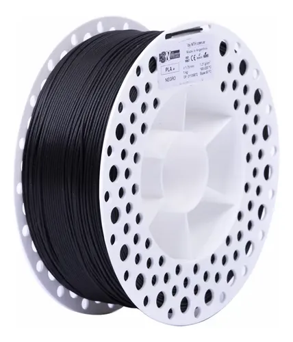 Filamento 3D PLA+ 3nMax 1.75mm Negro 1kg Impresora 3D