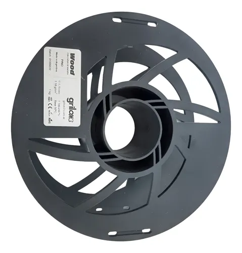 Carrete Rollo Filamento Bobina 3d Vacío X Unidad Negra