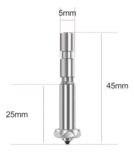 Boquillas Acero Endurecido 0 4mm Para Impresora 3d X2