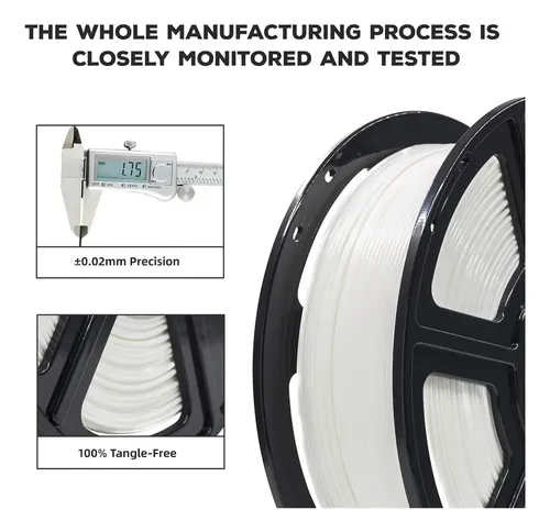 Filamento Pla Anycubic 1kg Alta Calidad Y Precisión 1.75mm Color Blanco