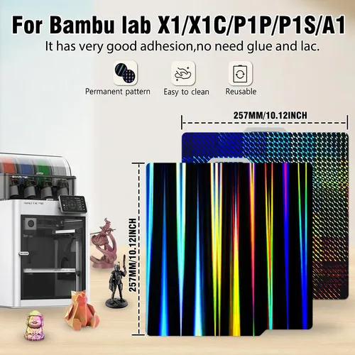 Placa De Construcción Juupine H1h Para Bambu Lab A1/x1c/x1/x
