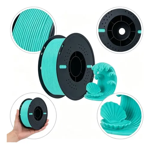 Filamento Pla Mate Verde 1 75mm 1kg Para Bambu Lab 3d